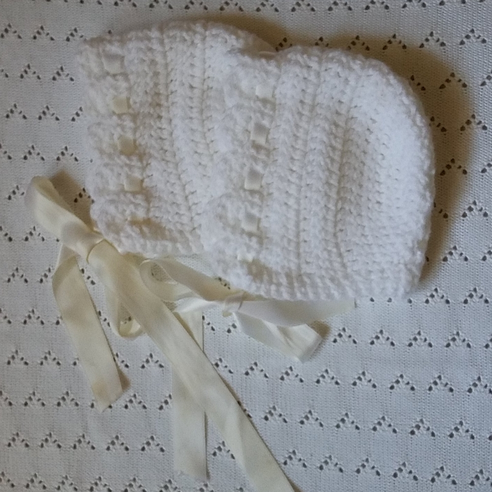 Handmade White Bonnets
